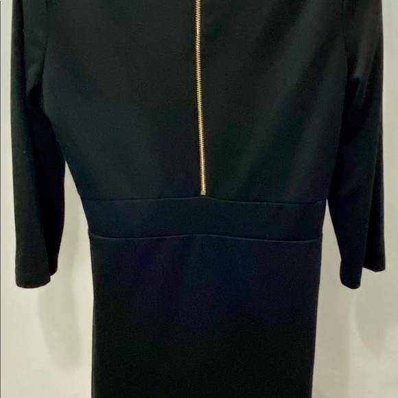 Dots Women’s Knit Midi Sheath Dress L 3/4 Sleeves - Picture 7 of 16